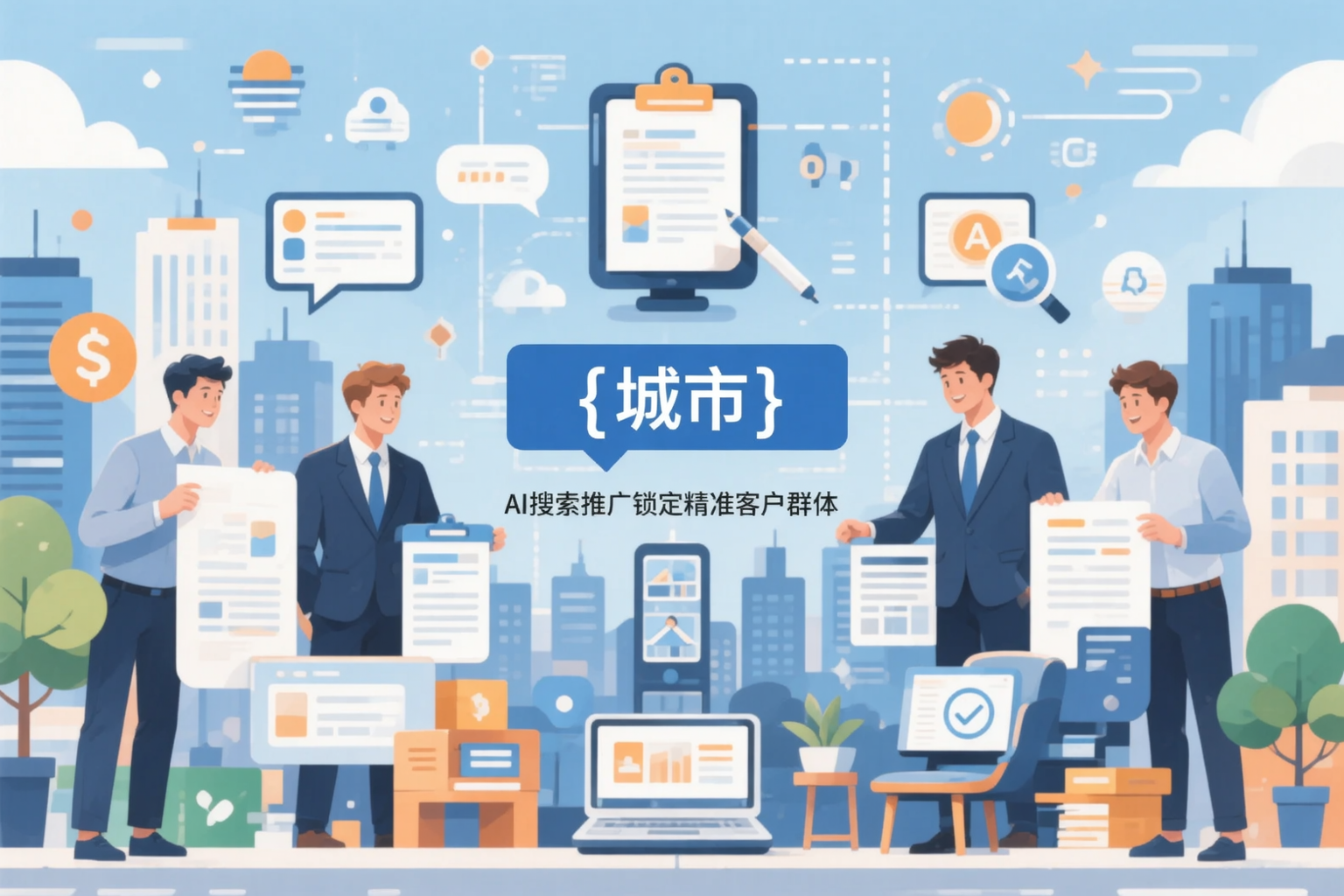 淮南公司如何用AI搜索推广锁定精准客户群体