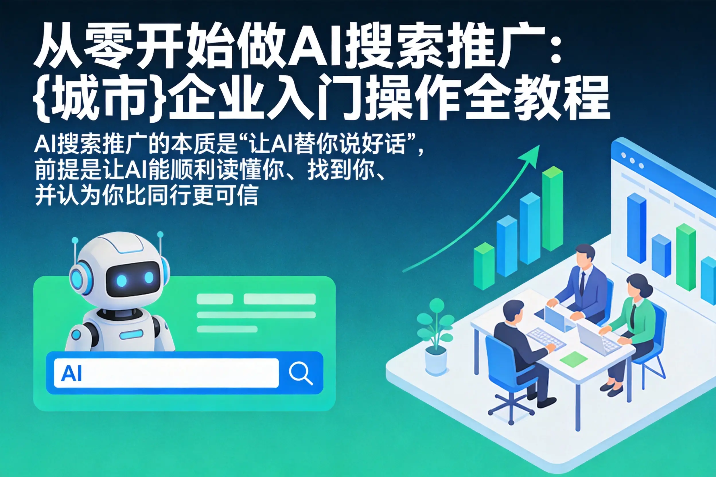 从零开始做AI搜索推广：淮南企业入门操作全教程