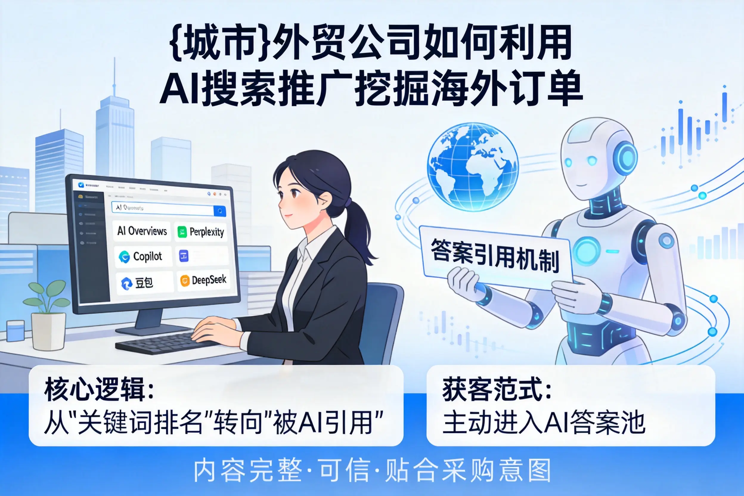 淮南外贸公司如何利用AI搜索推广挖掘海外订单