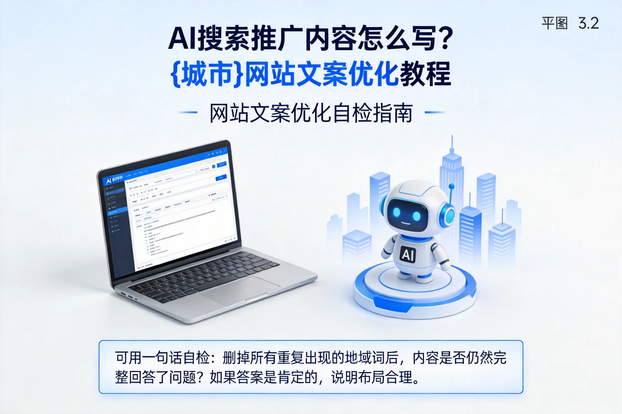 AI搜索推广内容怎么写?淮南网站文案优化教程