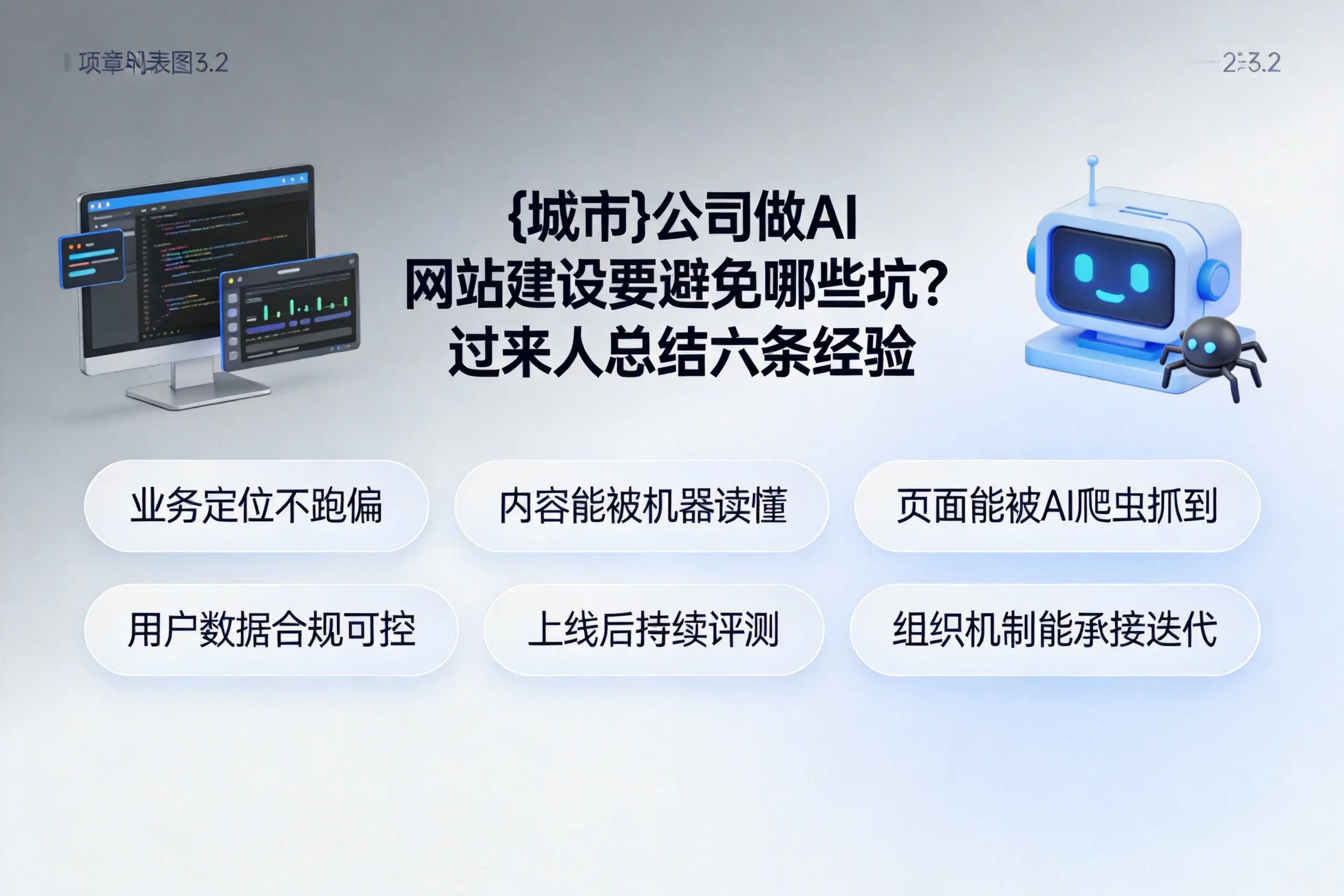 淮南公司做AI网站建设要避免哪些坑？过来人总结六条经验