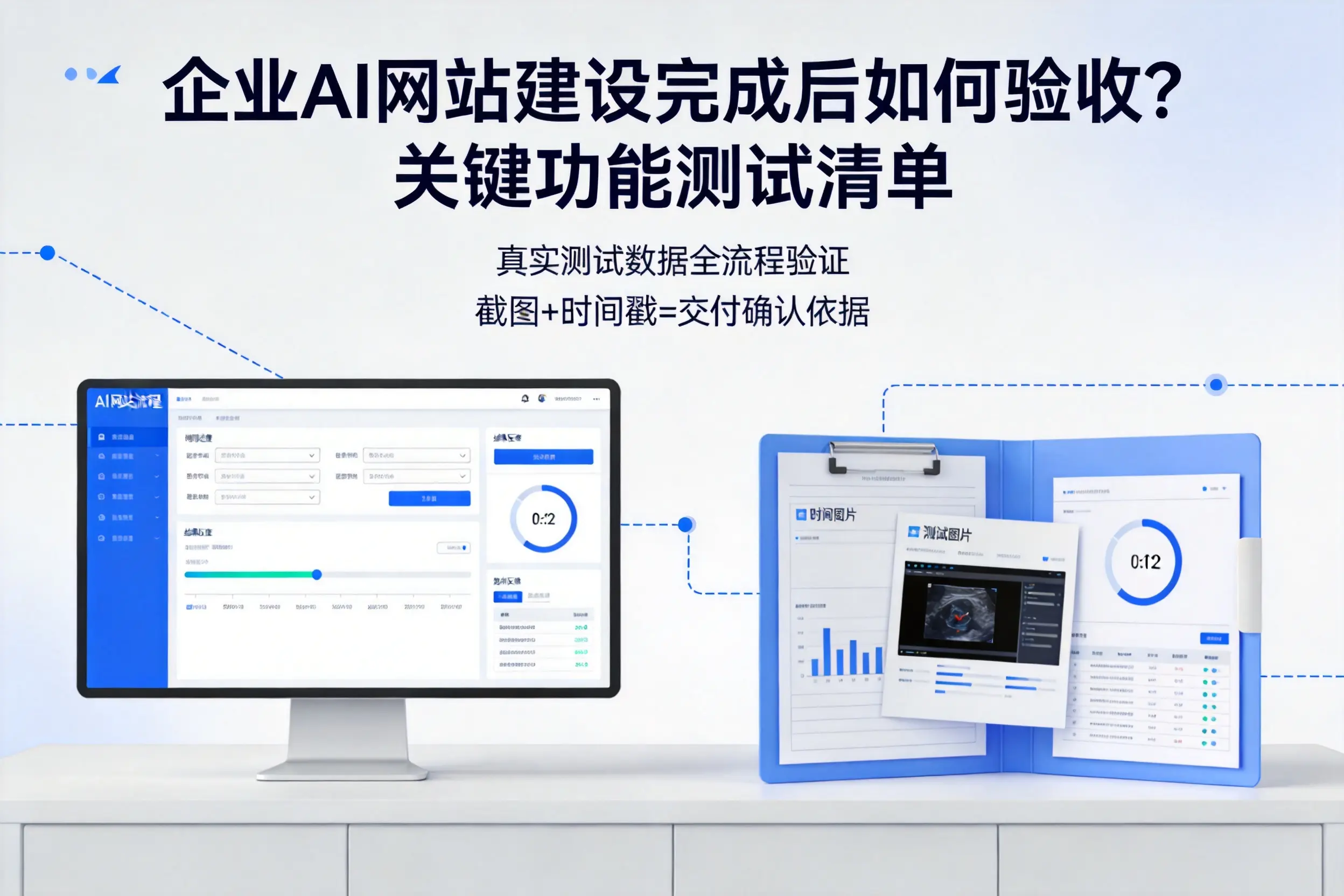 淮南企业AI网站建设完成后如何验收?关键功能测试清单