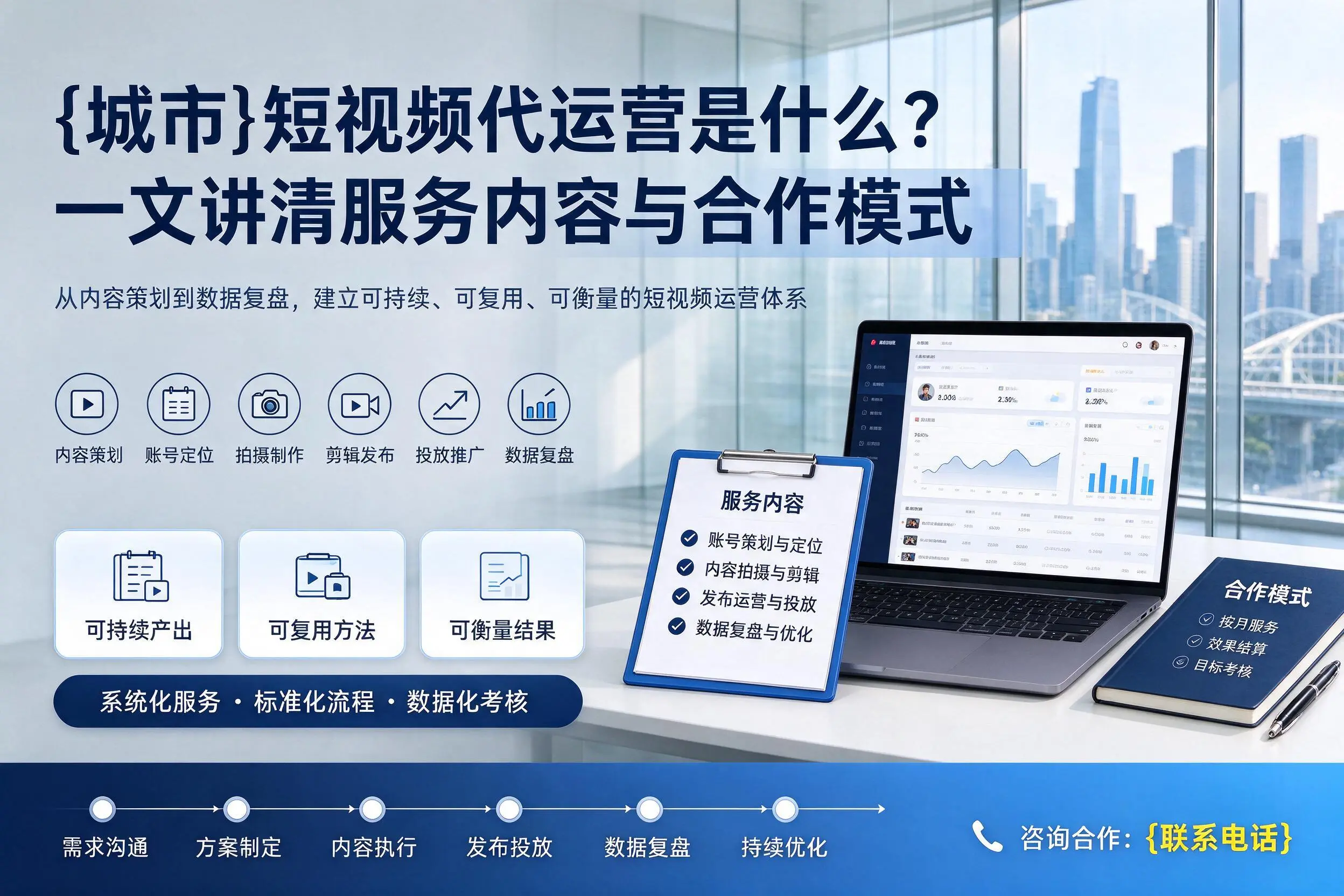淮南短视频代运营是什么？一文讲清服务内容与合作模式
