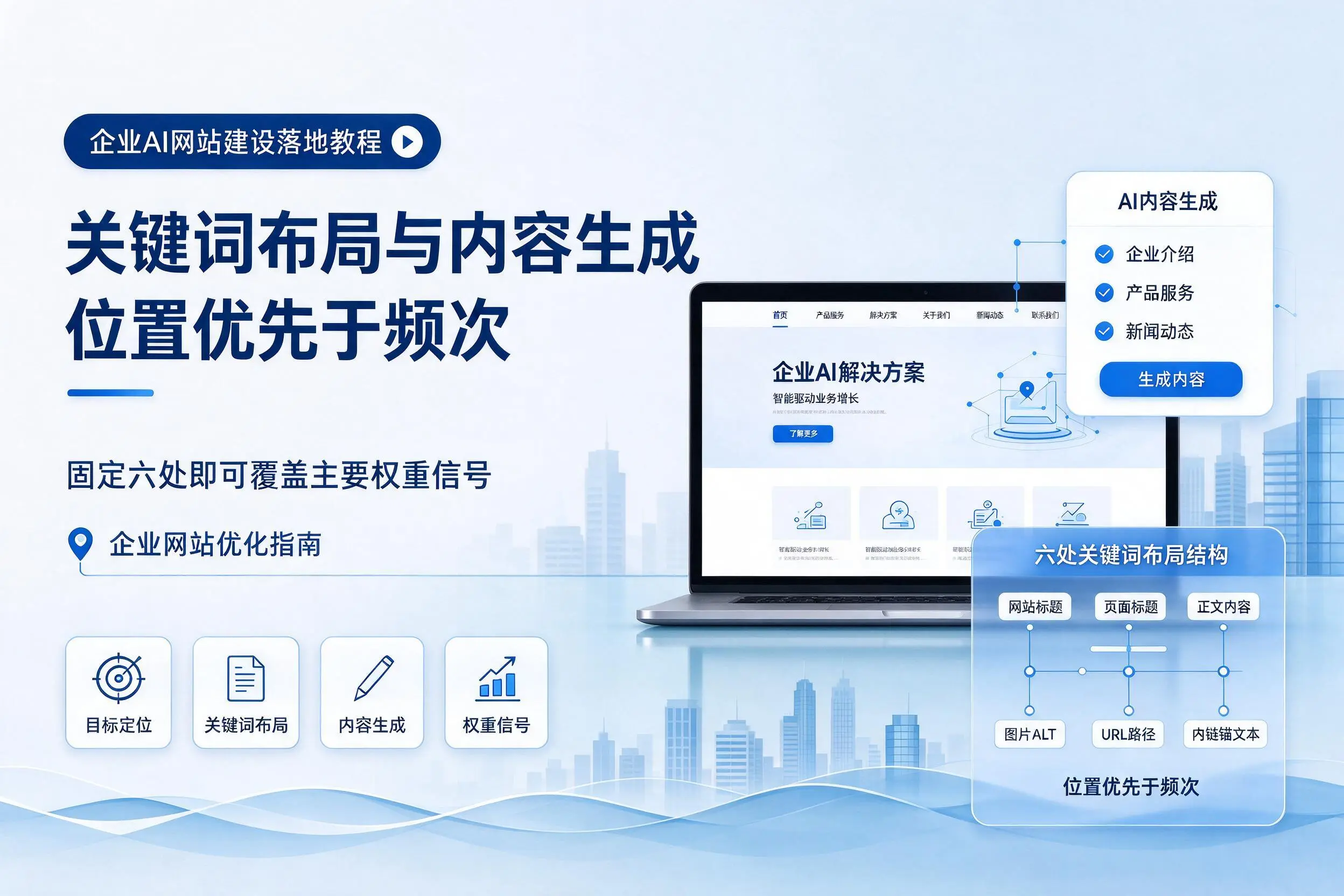 淮南企业AI网站建设落地教程：关键词布局与内容生成
