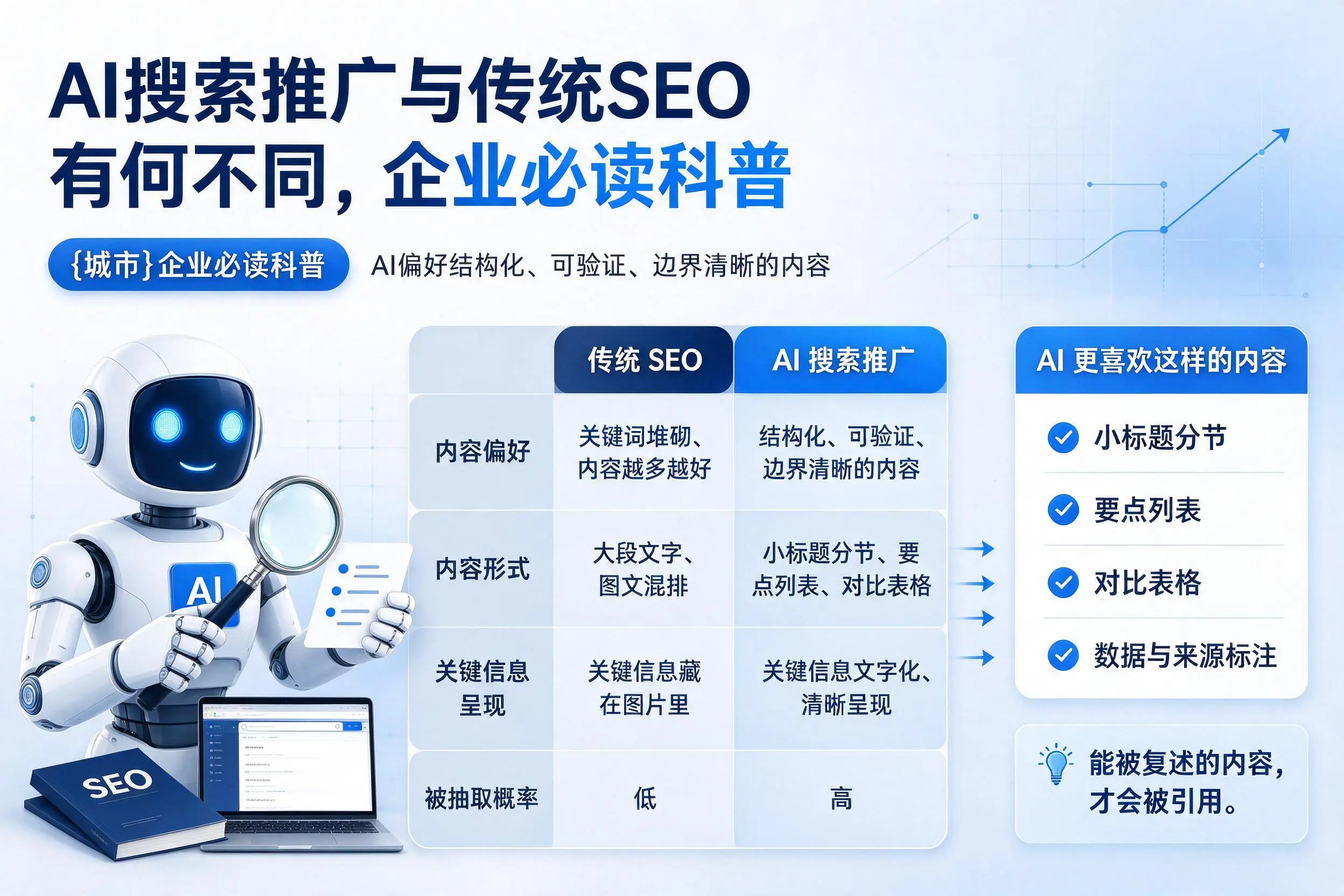 AI搜索推广与传统SEO有何不同，淮南企业必读科普